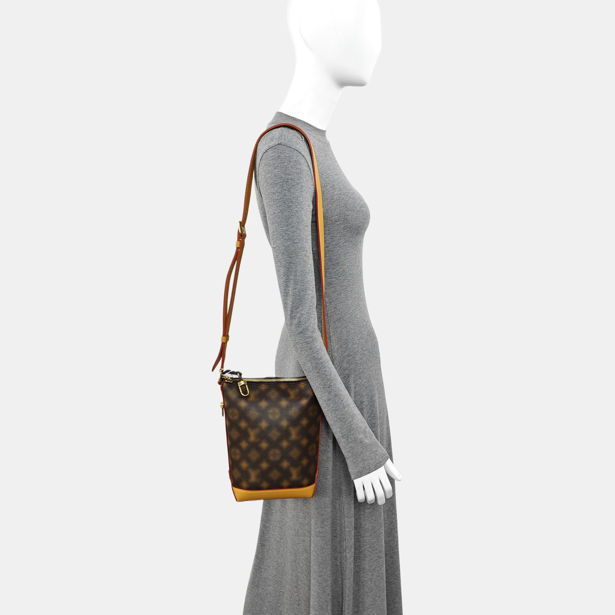 CRUISER Monogram Coated Canvas Brown