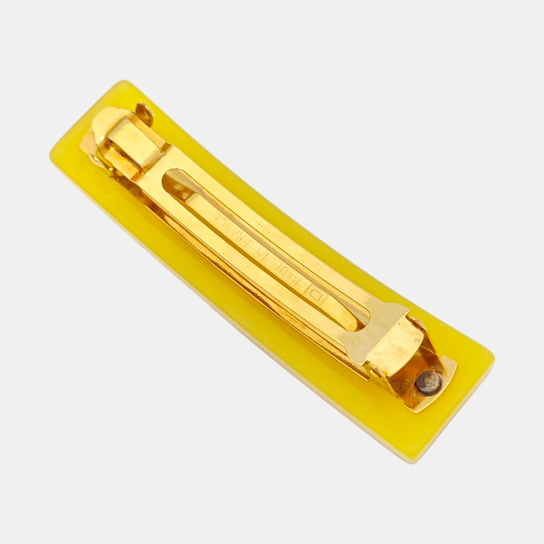 Synthetic Hair Clip Yellow