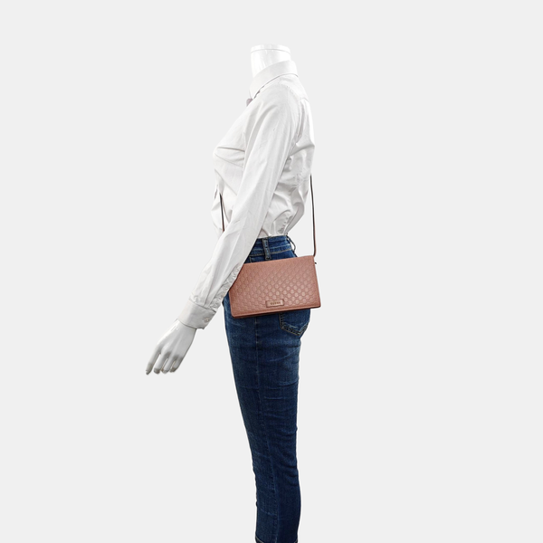 Microguccissima Monogram Calfskin Pink