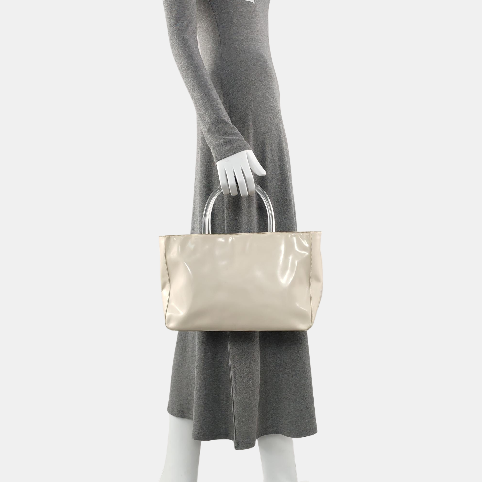 Calfskin Tote Bag Beige