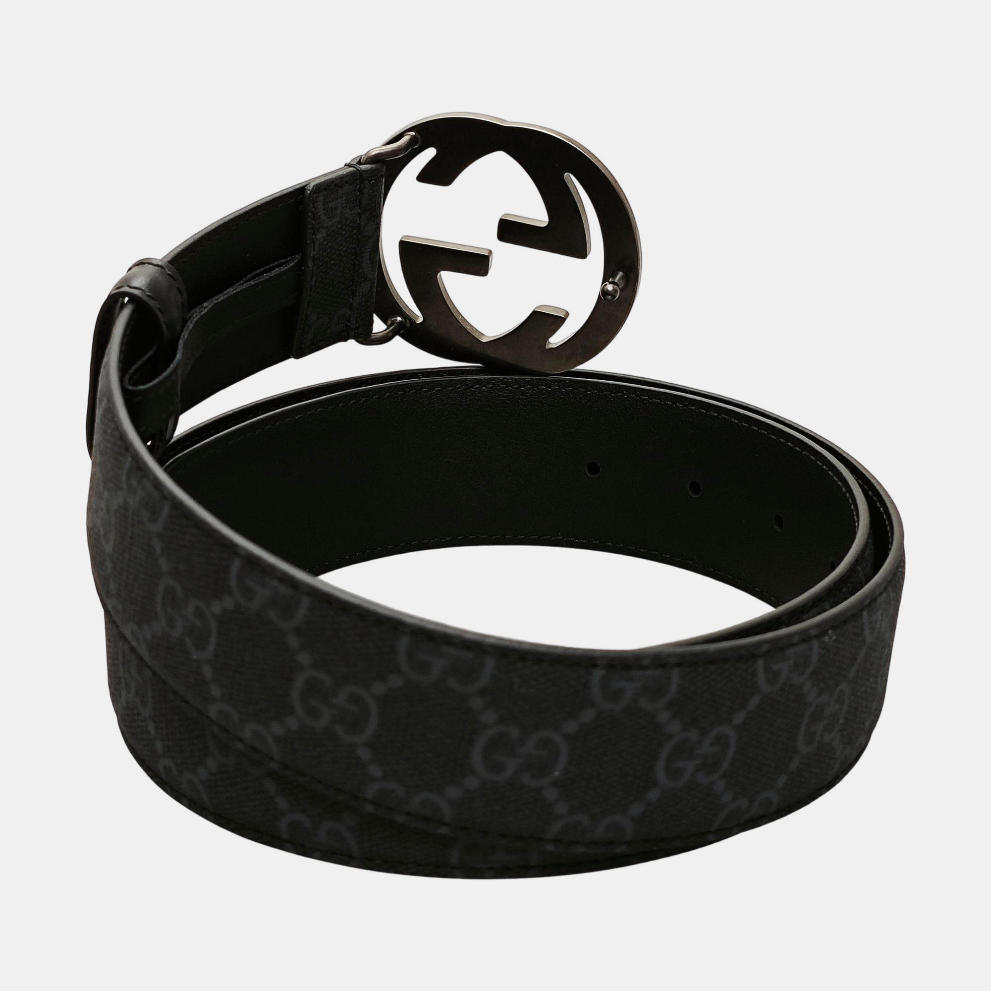 Coated Canvas Belt Black