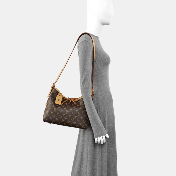 CARRYALL PM Monogram Coated Canvas Brown
