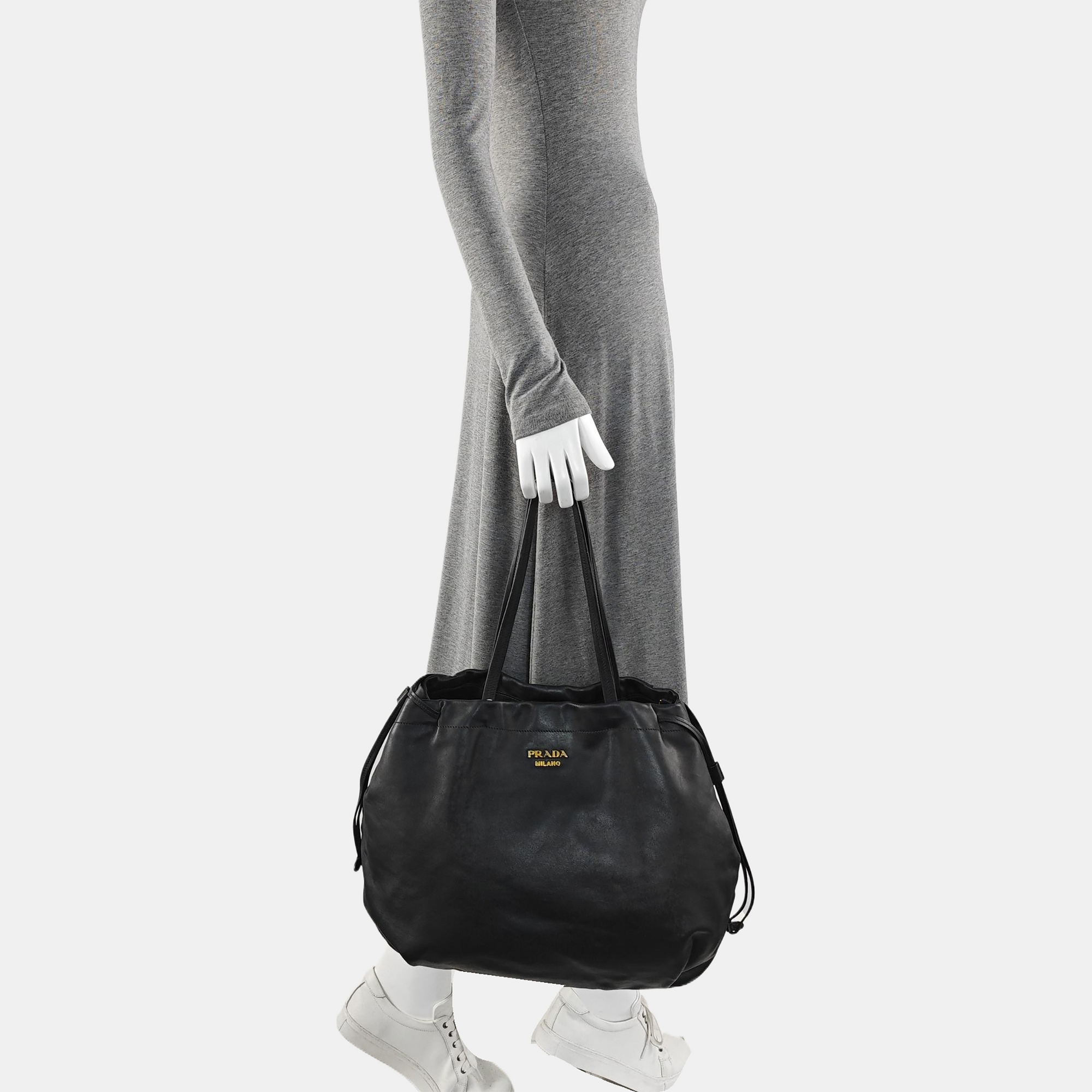 Calfskin Tote Bag Black