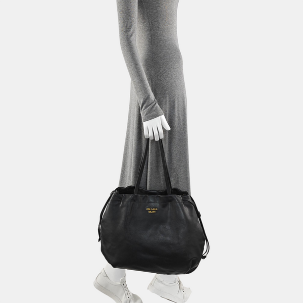 Calfskin Tote Bag Black
