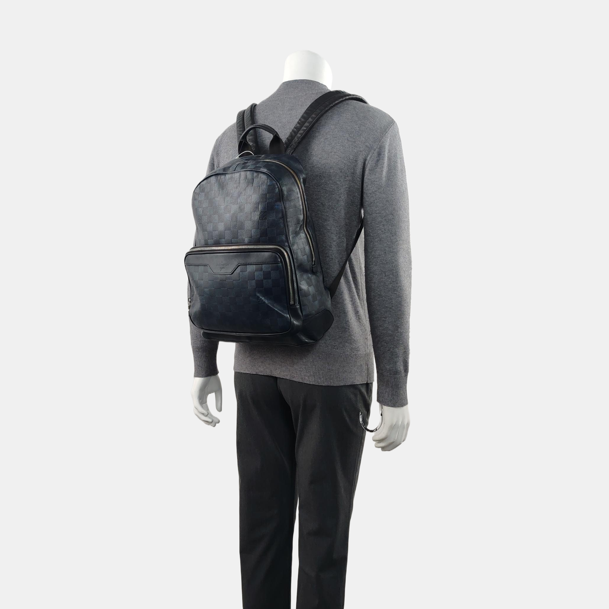 CAMPUS Damier Calfskin Blue