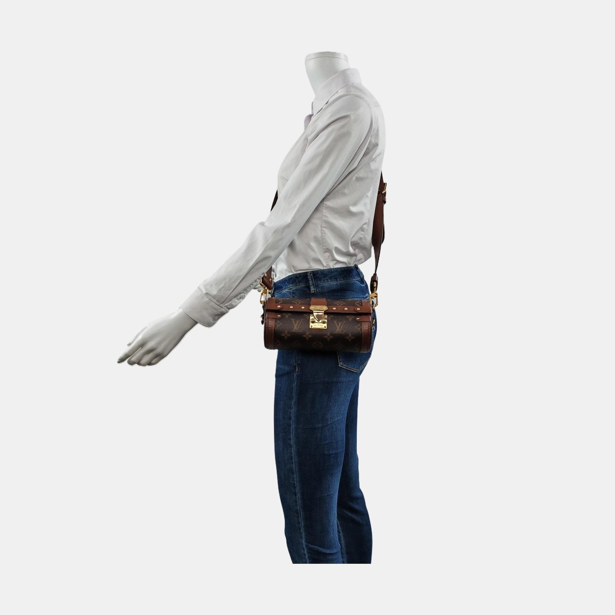 PAPILLON 19 Monogram Coated Canvas Brown