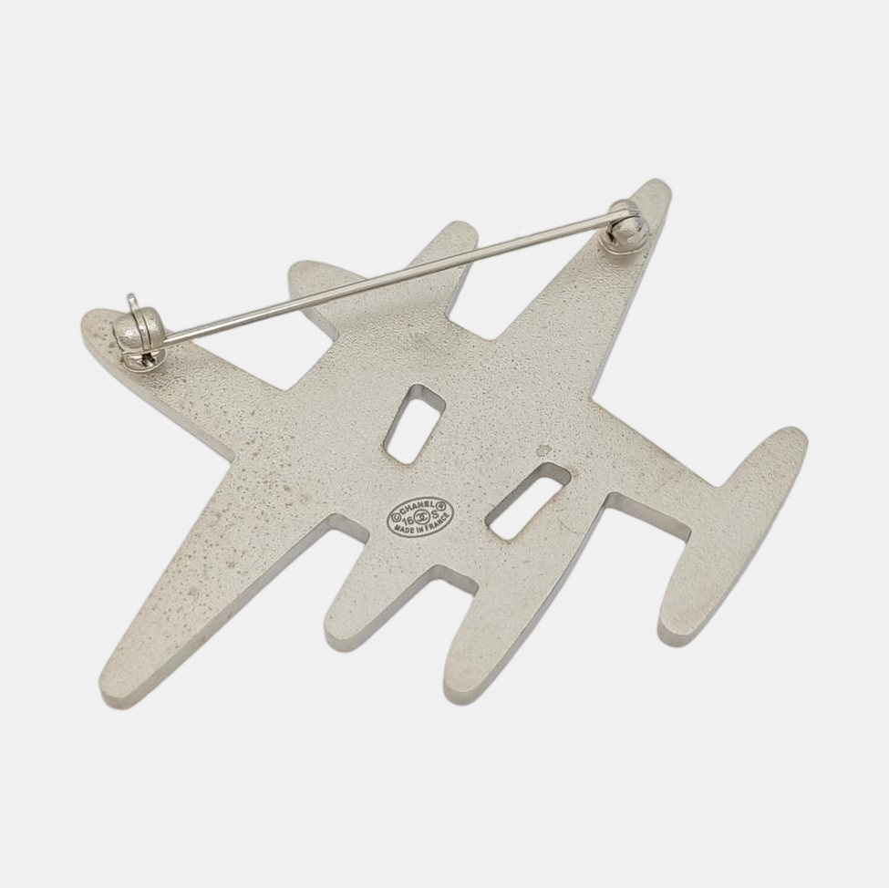 Metal Multicolor Brooch