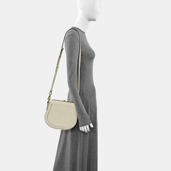 Nile Medium Calfskin White