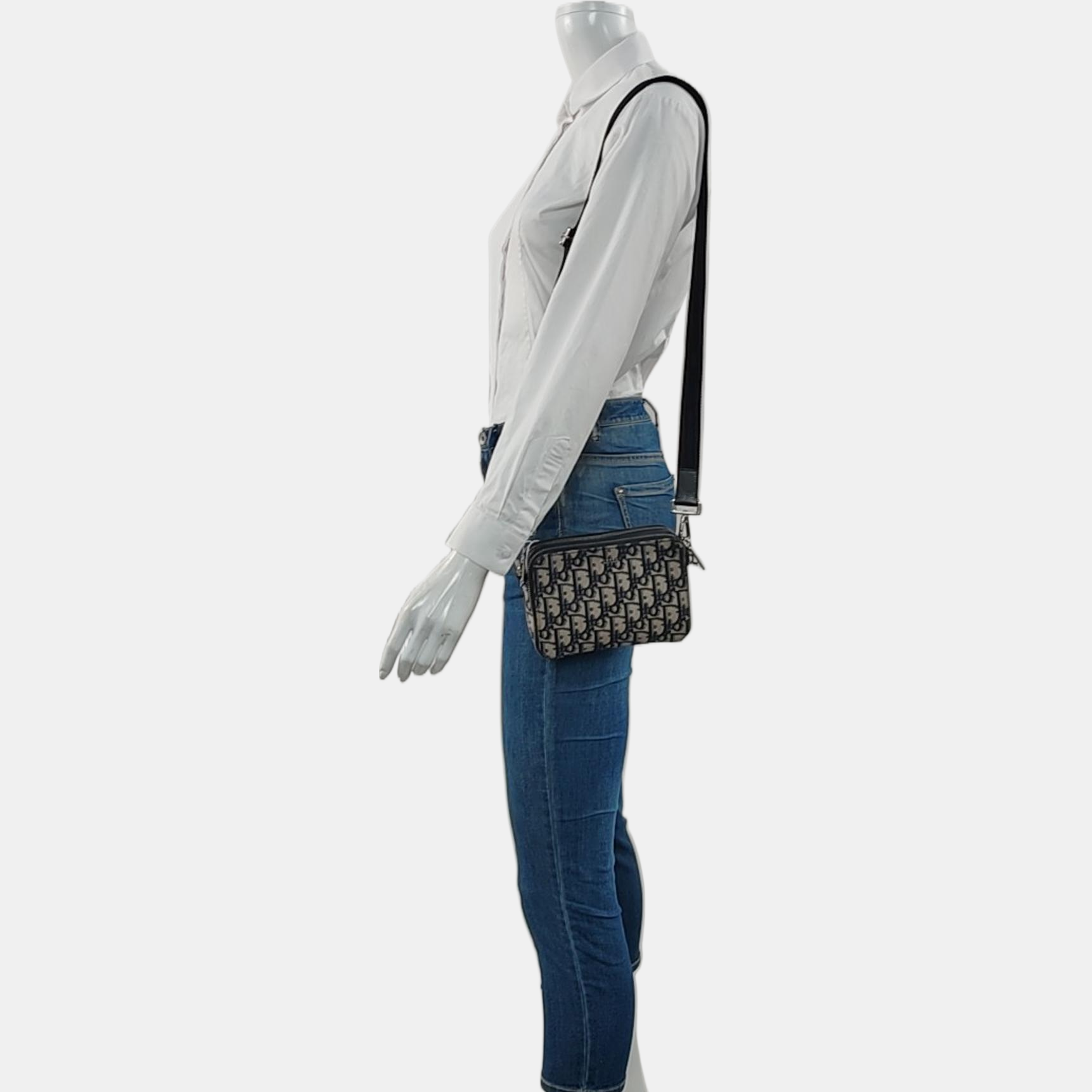Safari Oblique Canvas Blue