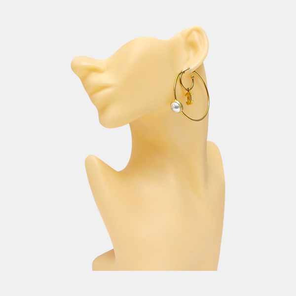 Metal Gold Earrings