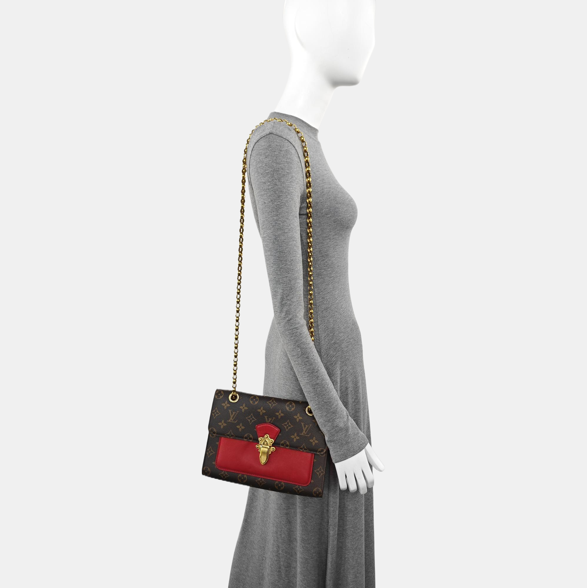 VICTOIRE Monogram Coated Canvas Brown