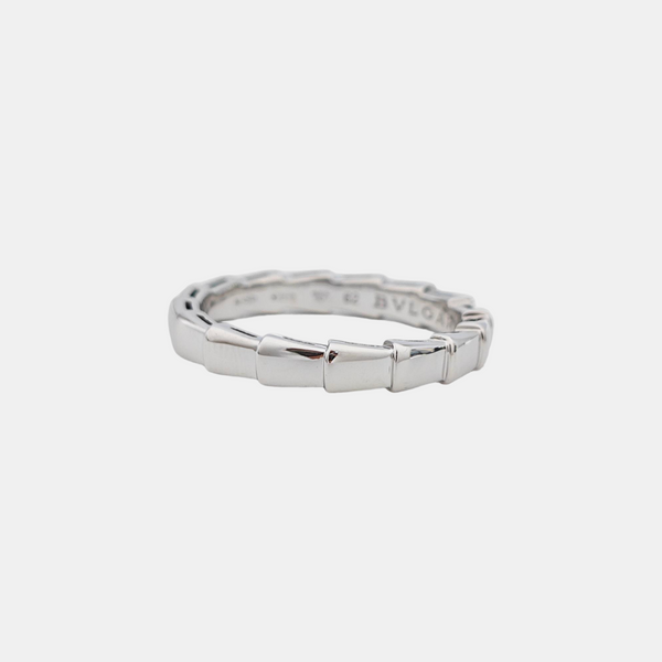 SERPENTI 18k White Gold Silver Ring EU 62