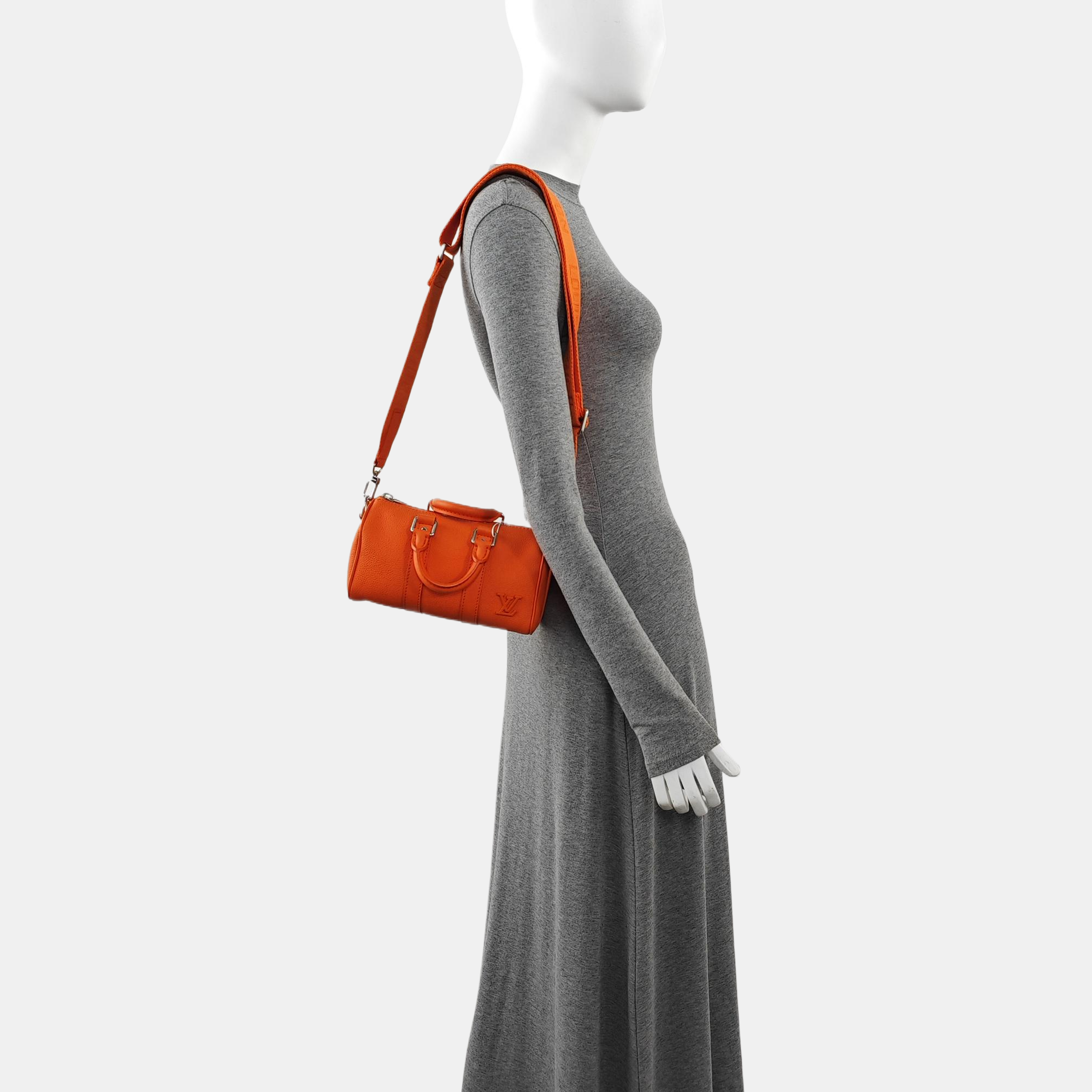 KEEPALL Nano Calfskin Orange