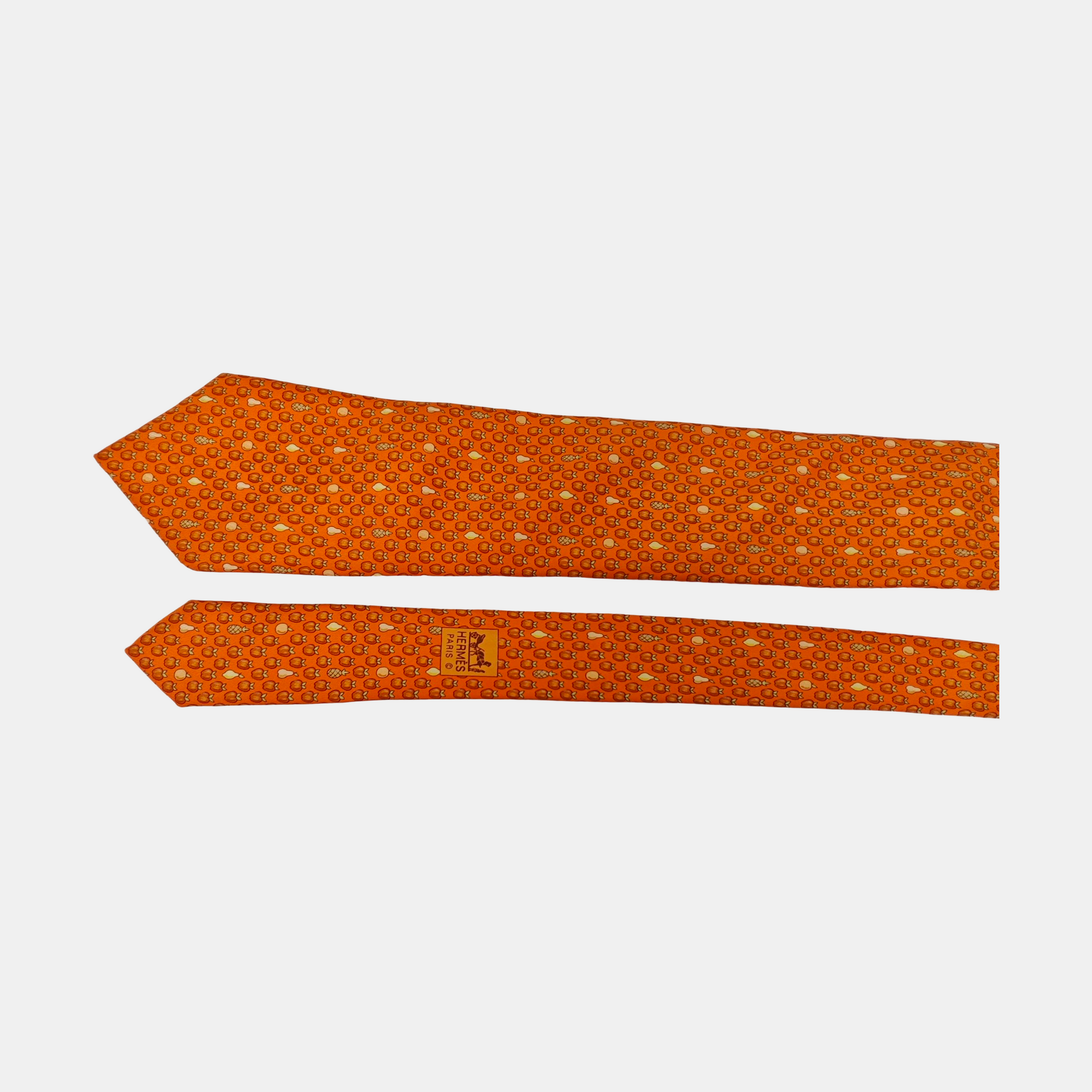 Mulberry Silk Tie Orange