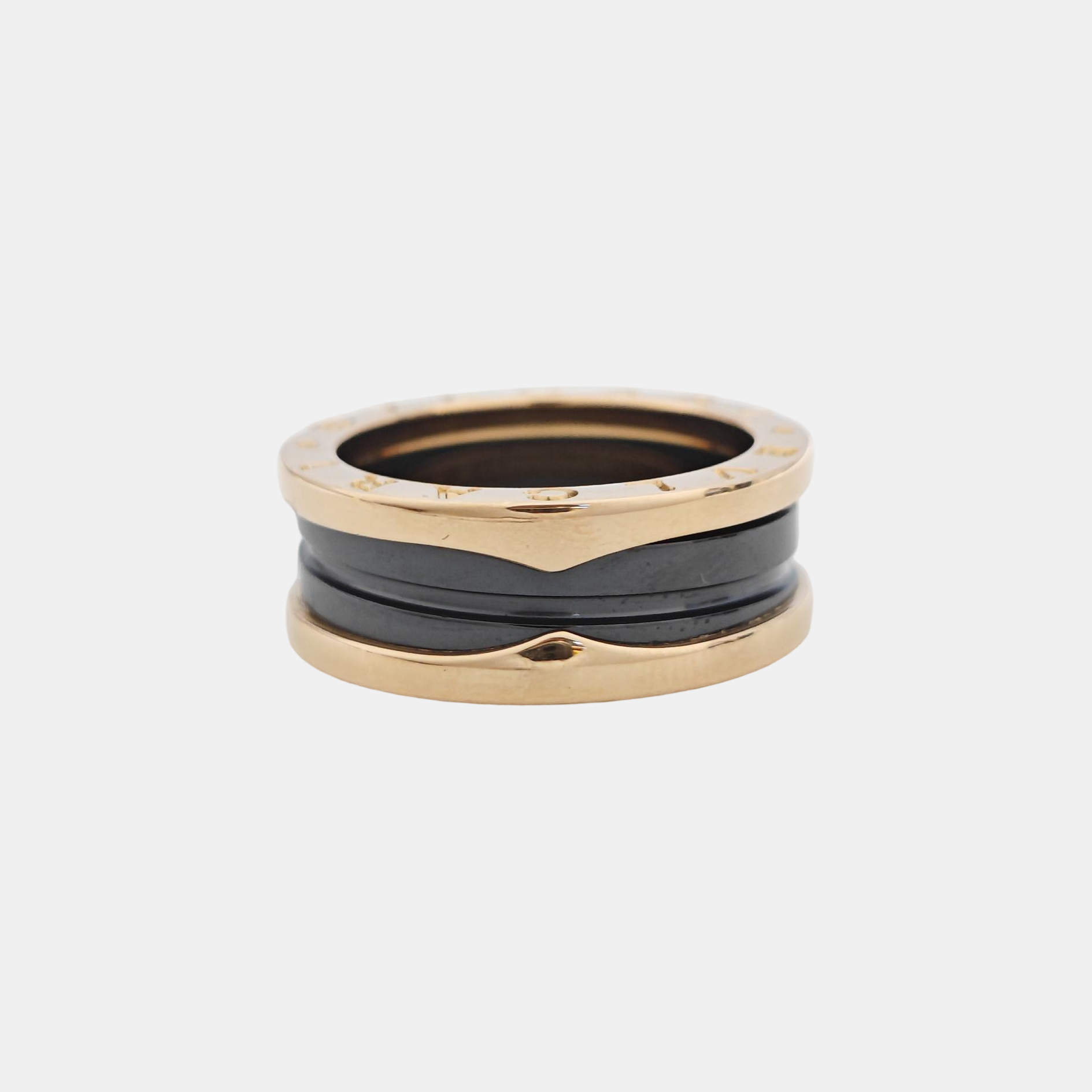 B.ZERO1 18k Rose Gold Ring EU 54