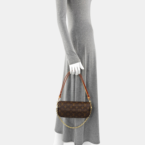 IVY Monogram Coated Canvas Brown