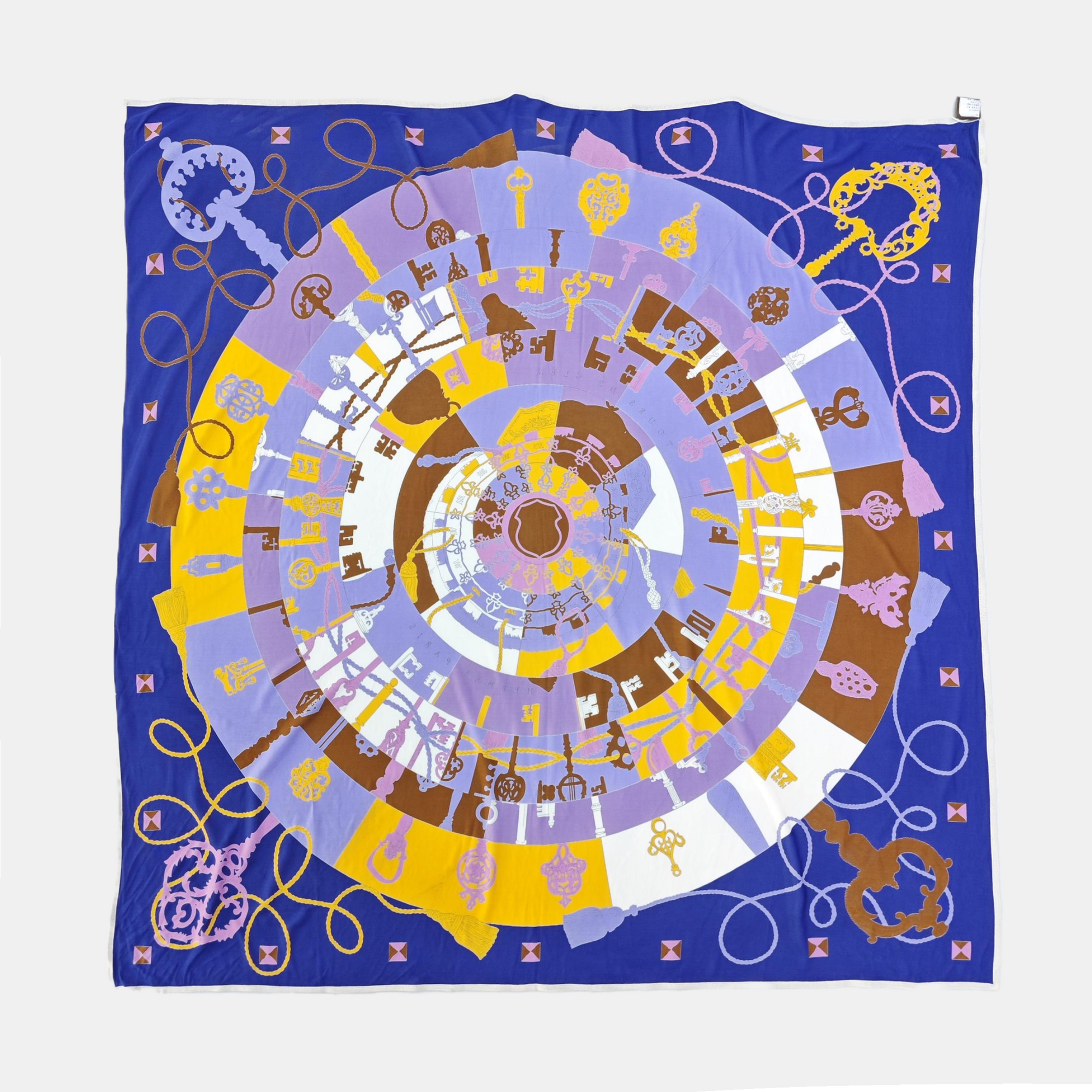 Mulberry Silk Silk Scarf Multicolor
