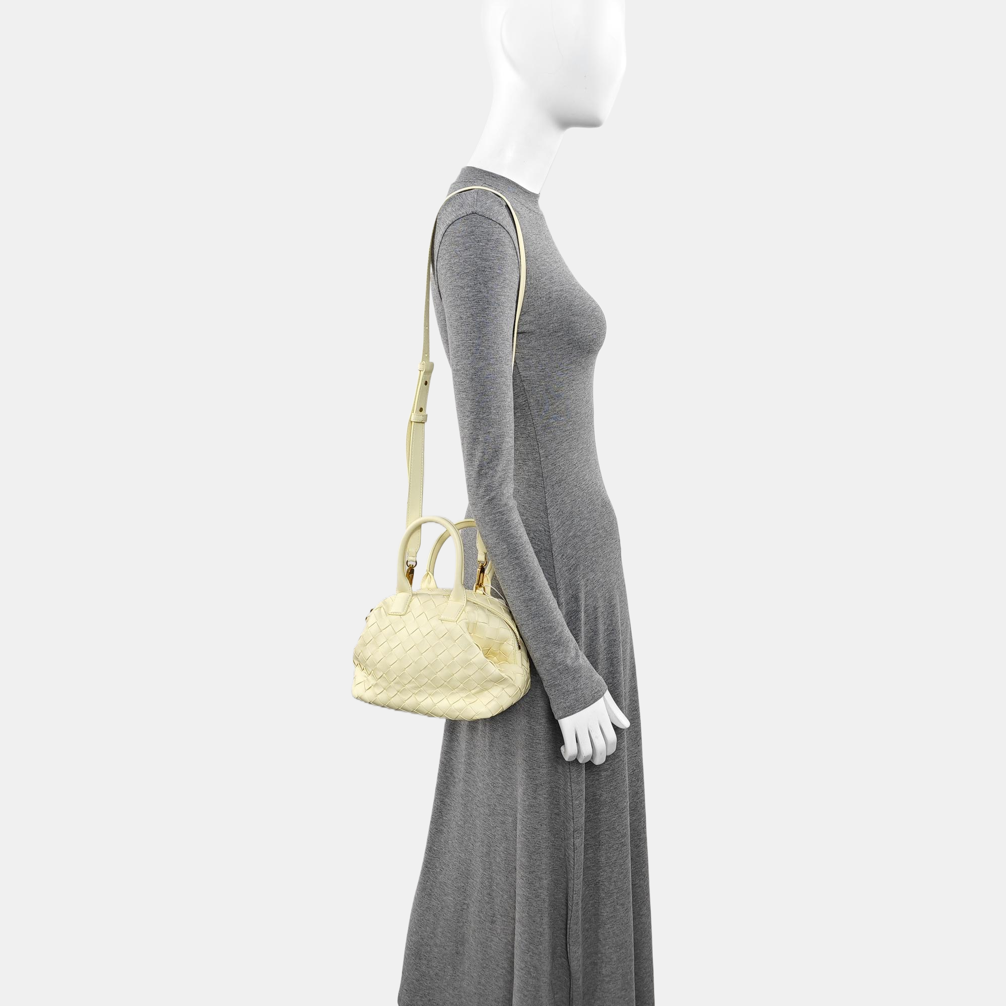 Lambskin Shoulder Bag Yellow