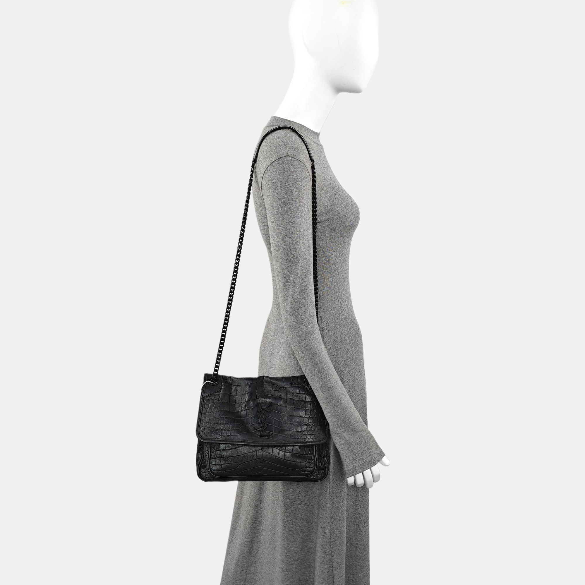 NIKI Medium Calfskin Black
