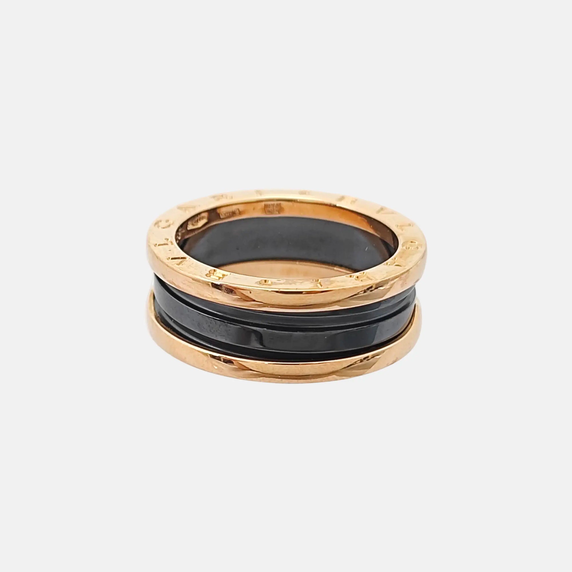 B.ZERO1 18k Rose Gold Ring EU 58