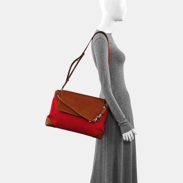 Canvas Shoulder Bag Red