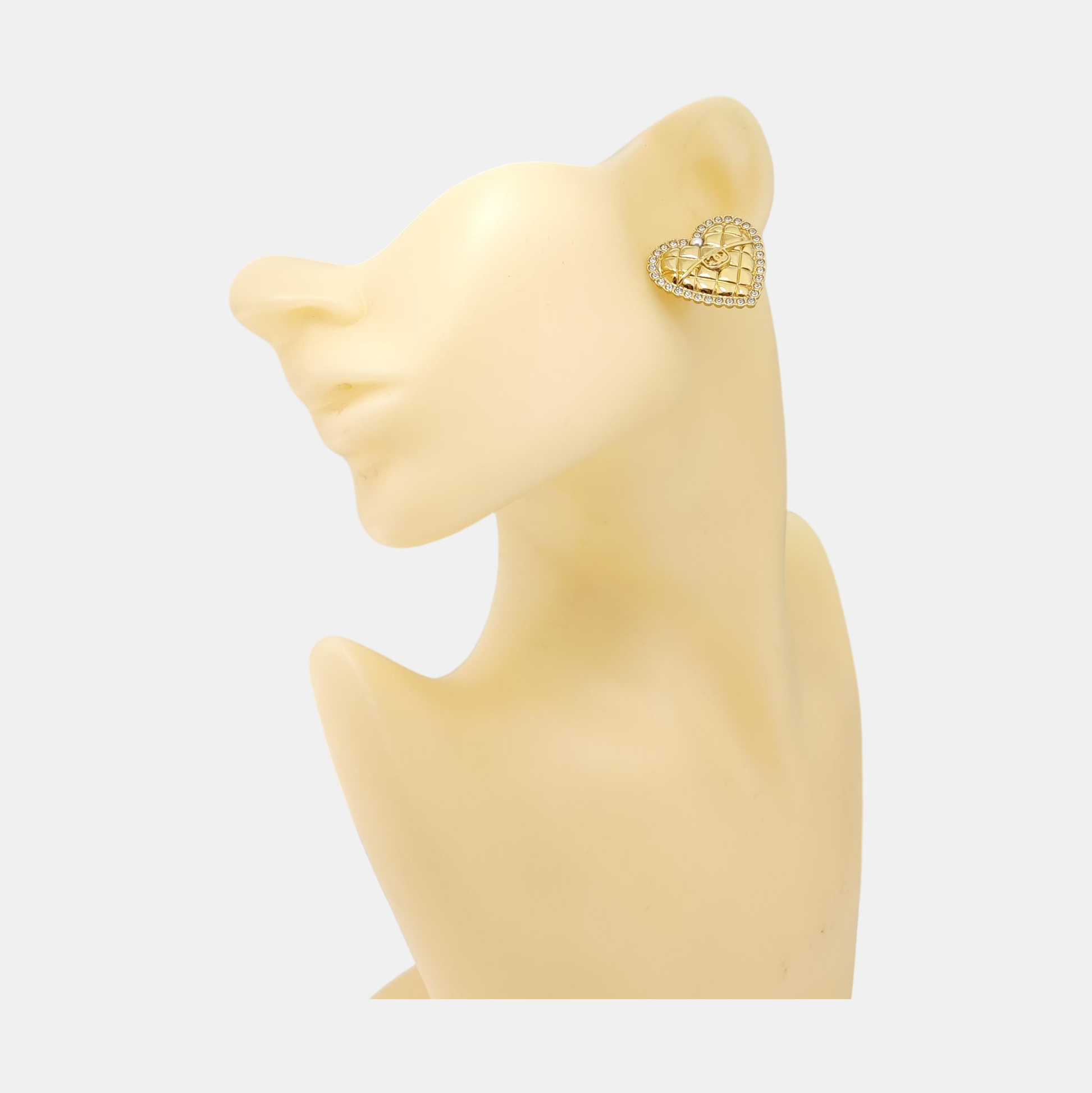 Metal Gold Stud Earrings