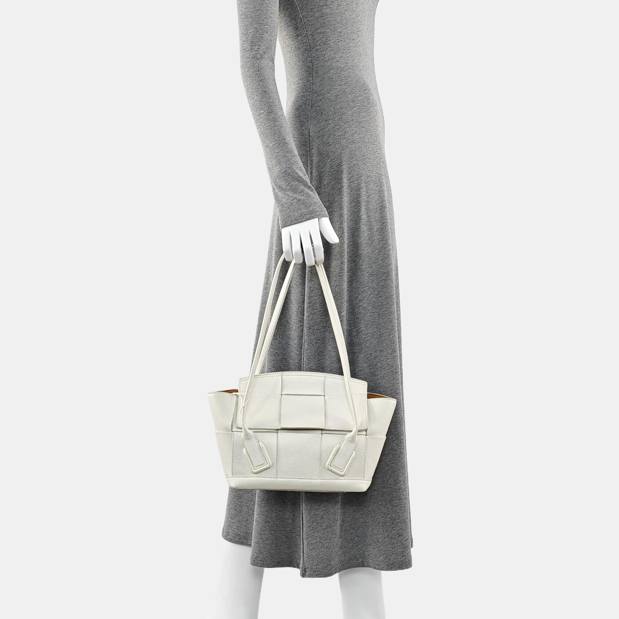 Arco Small Calfskin White
