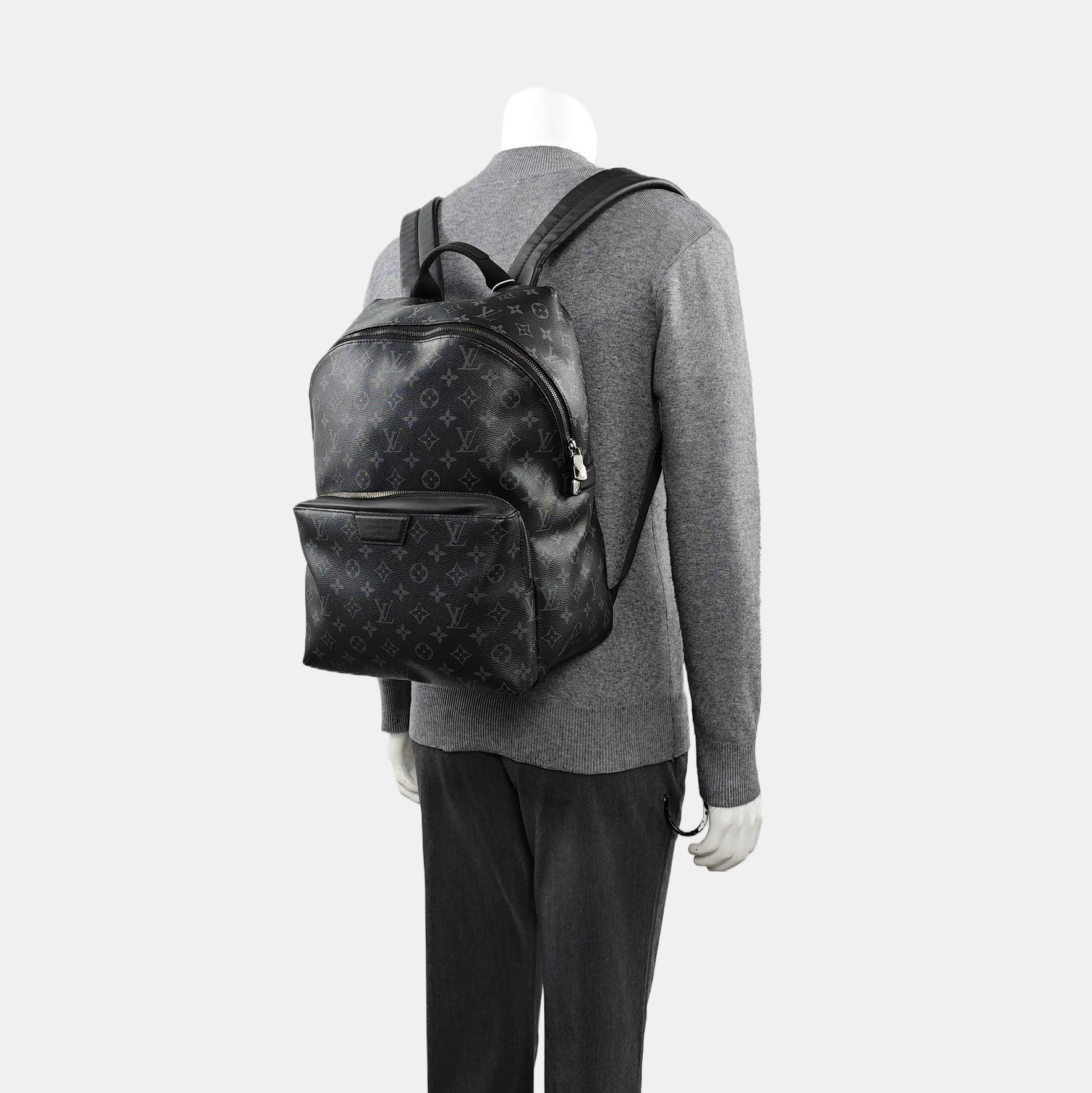DISCOVERY PM Monogram Coated Canvas Black