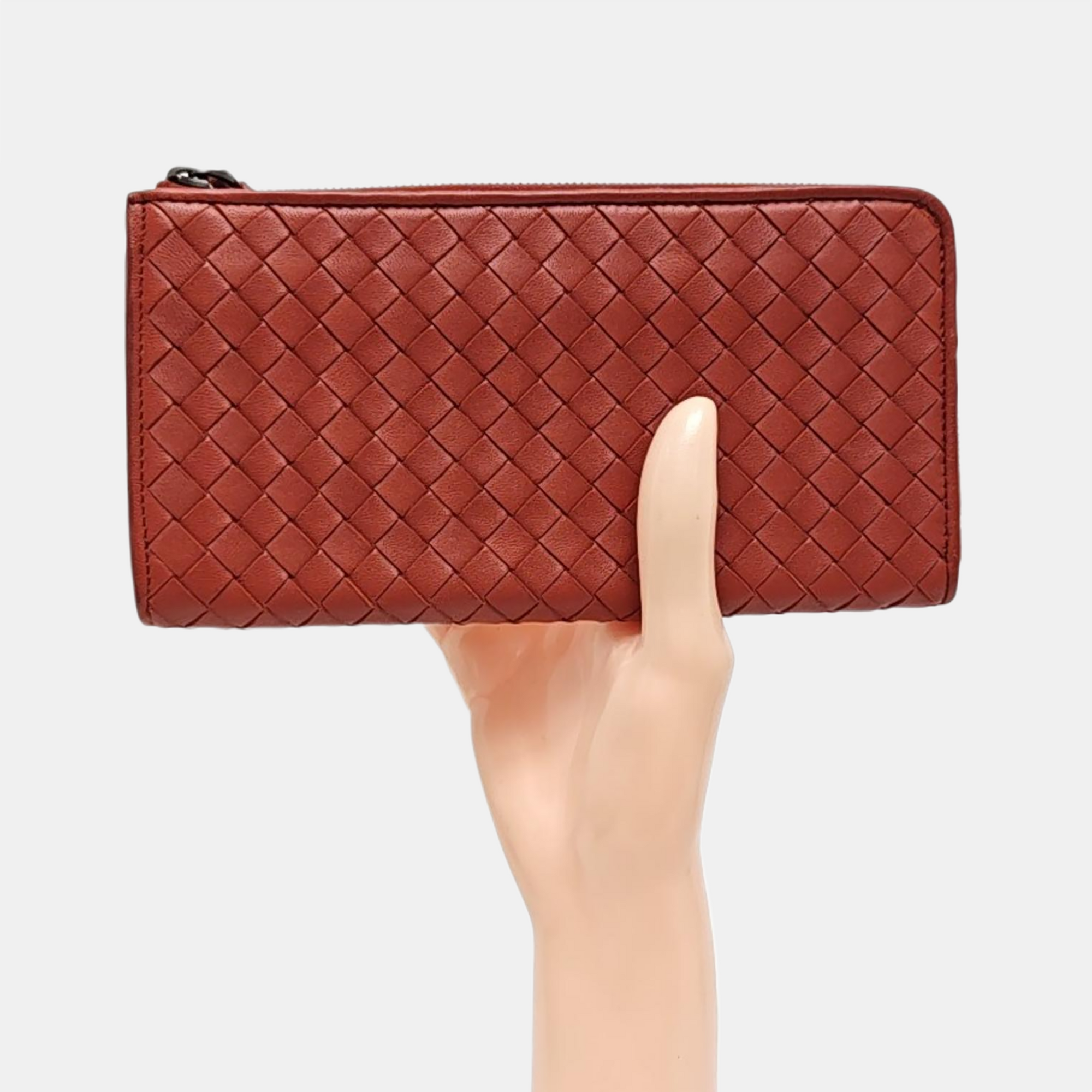 Calfskin Clutch Red