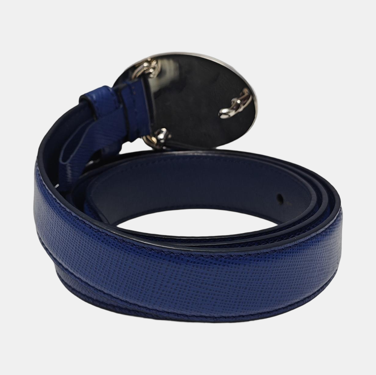 Leather Belt Blue