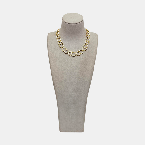 Petit CD Metal Gold Necklace