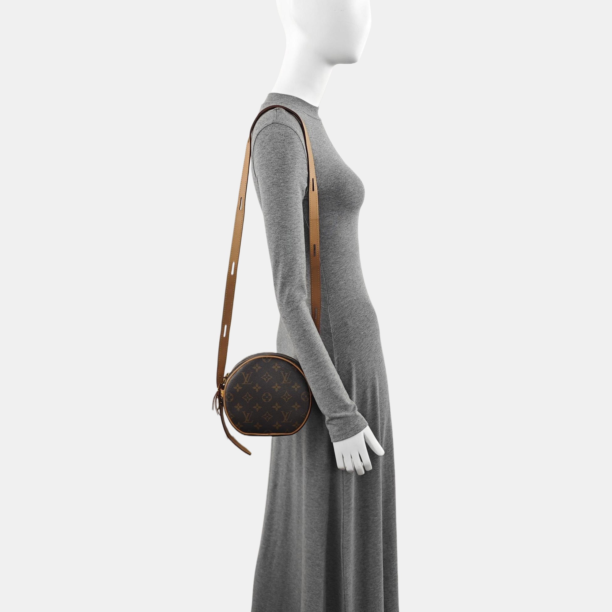 BOITE CHAPEAU PM Monogram Coated Canvas Brown
