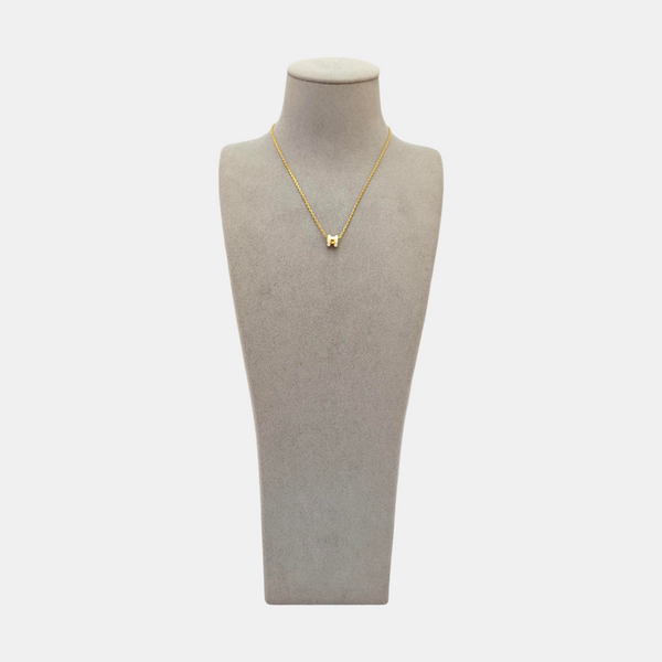 Pop H Metal Gold Necklace
