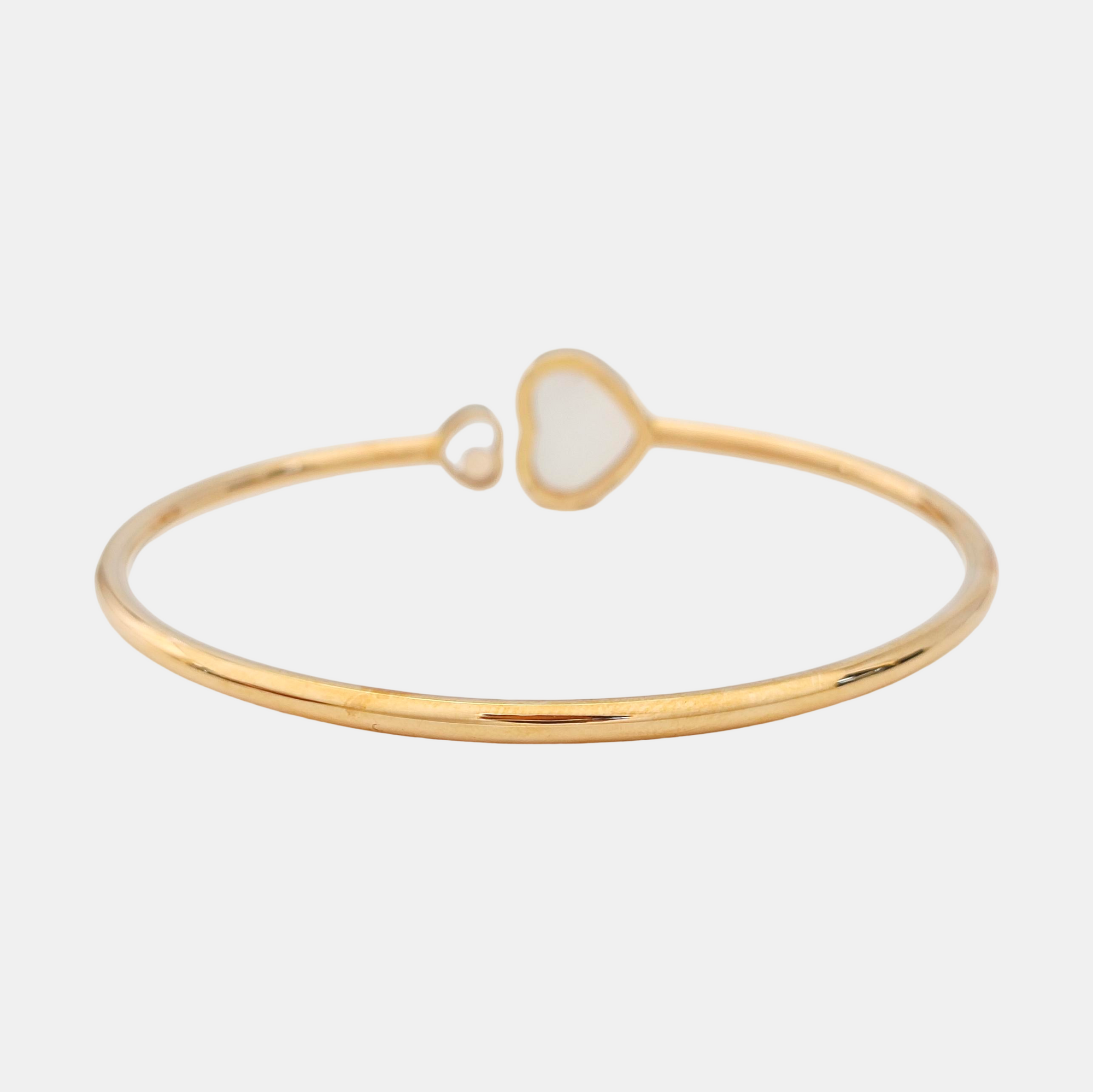 Happy Hearts 18k Rose Gold Bangle