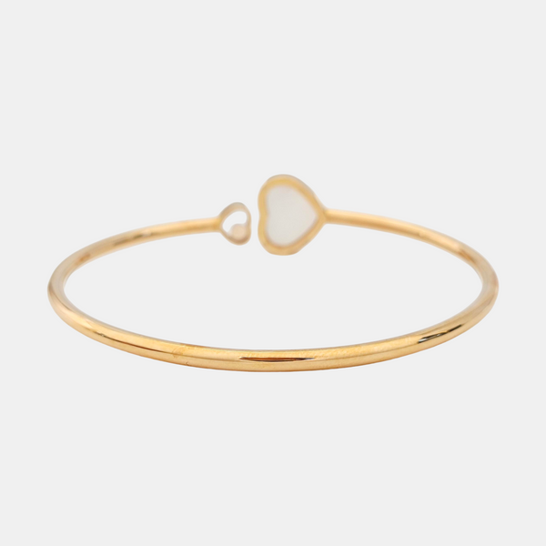 Happy Hearts 18k Rose Gold Bangle