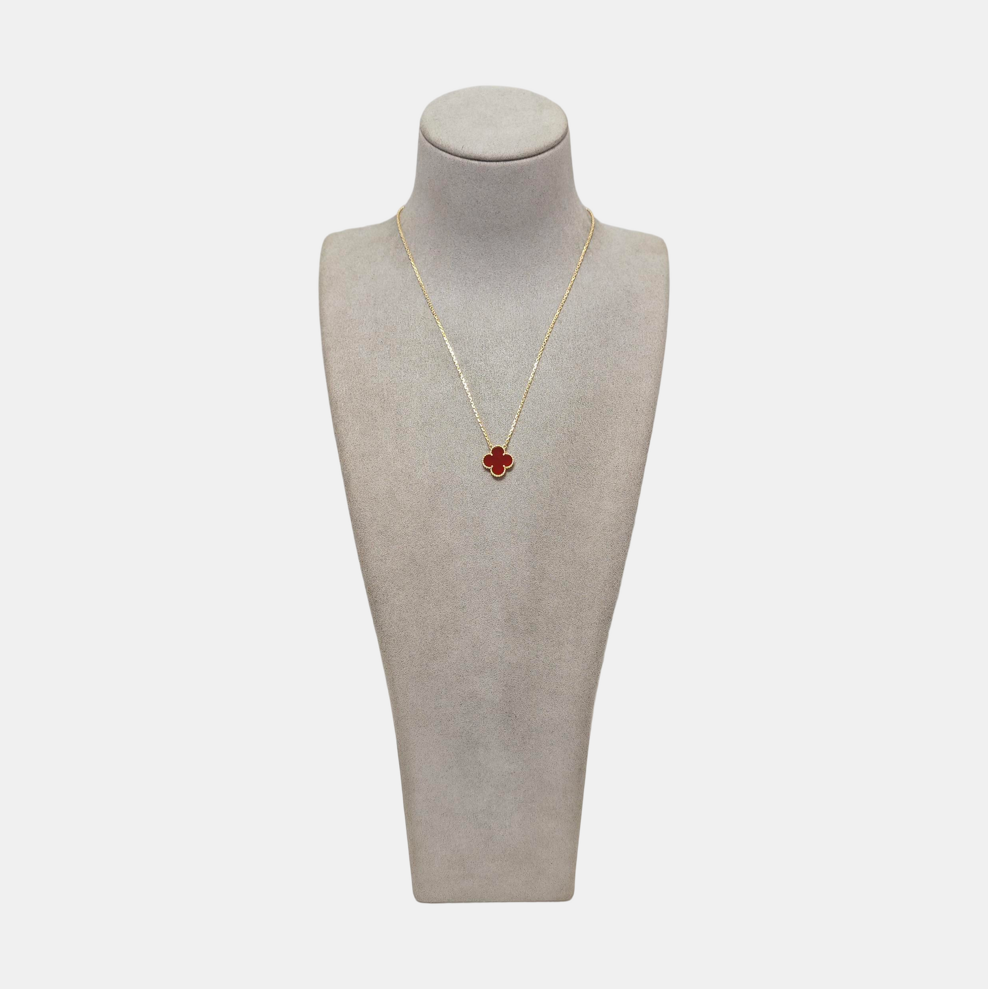 Vintage Alhambra 18k Gold Necklace
