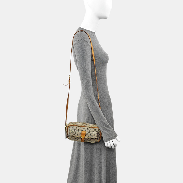 JULIETTE Mini Monogram Denim Gray