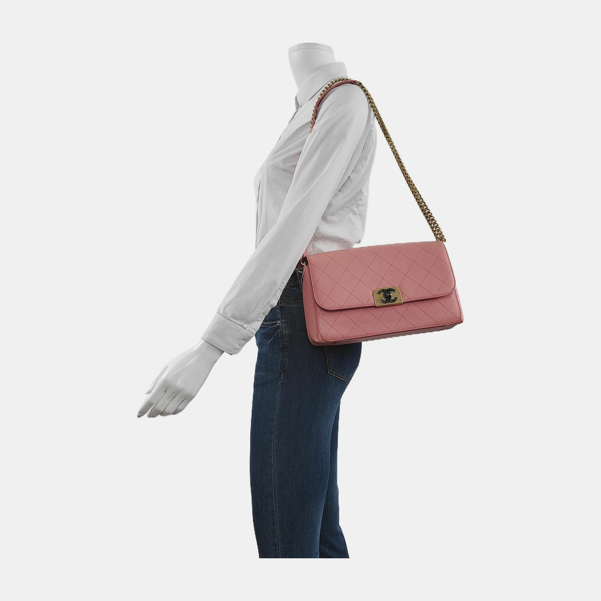 Quilted Calfskin Pink