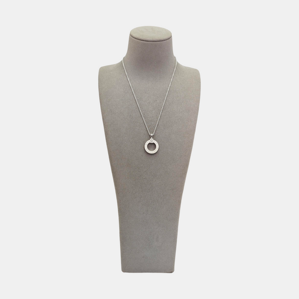 BVLGARI BVLGARI Collar de oro blanco de 18k y plata