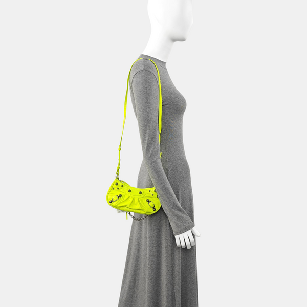 Le Cagole Mini Calfskin Green