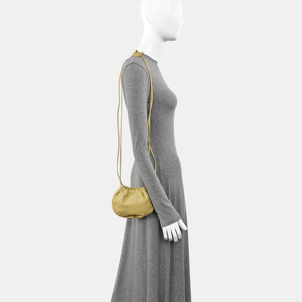 Calfskin Shoulder Bag Beige