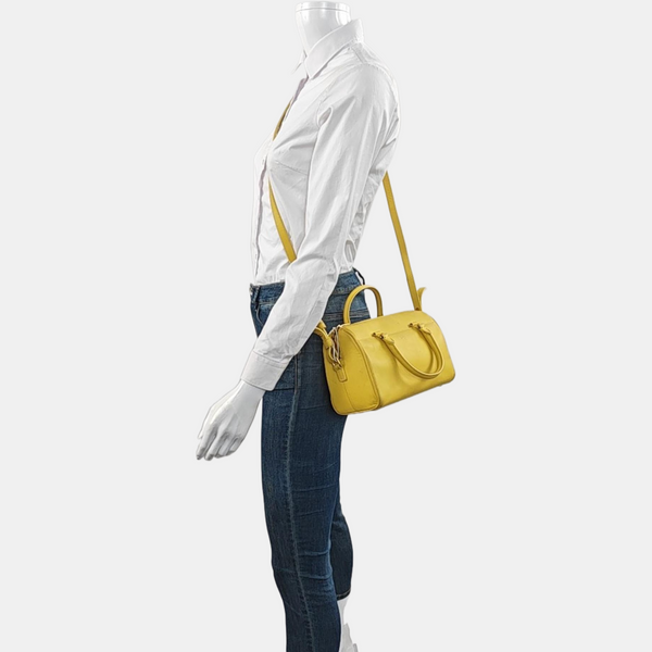 DUFFLE Calfskin Yellow