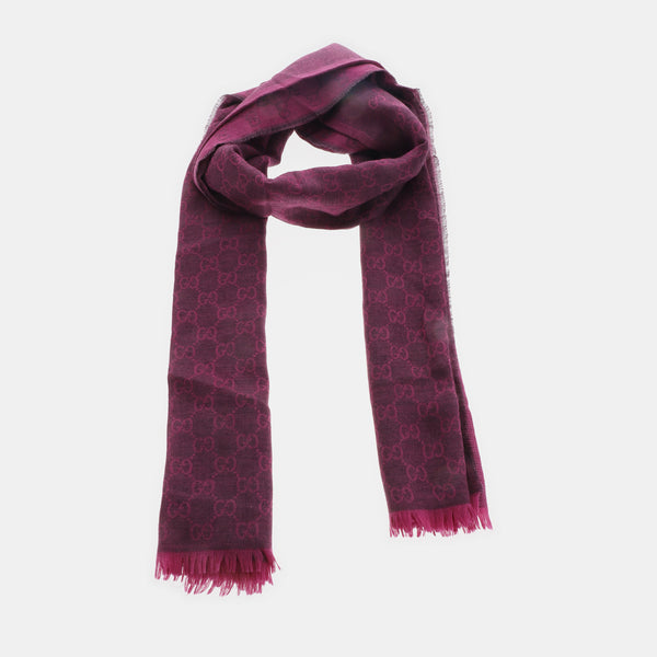 Purple Wool Scarf
