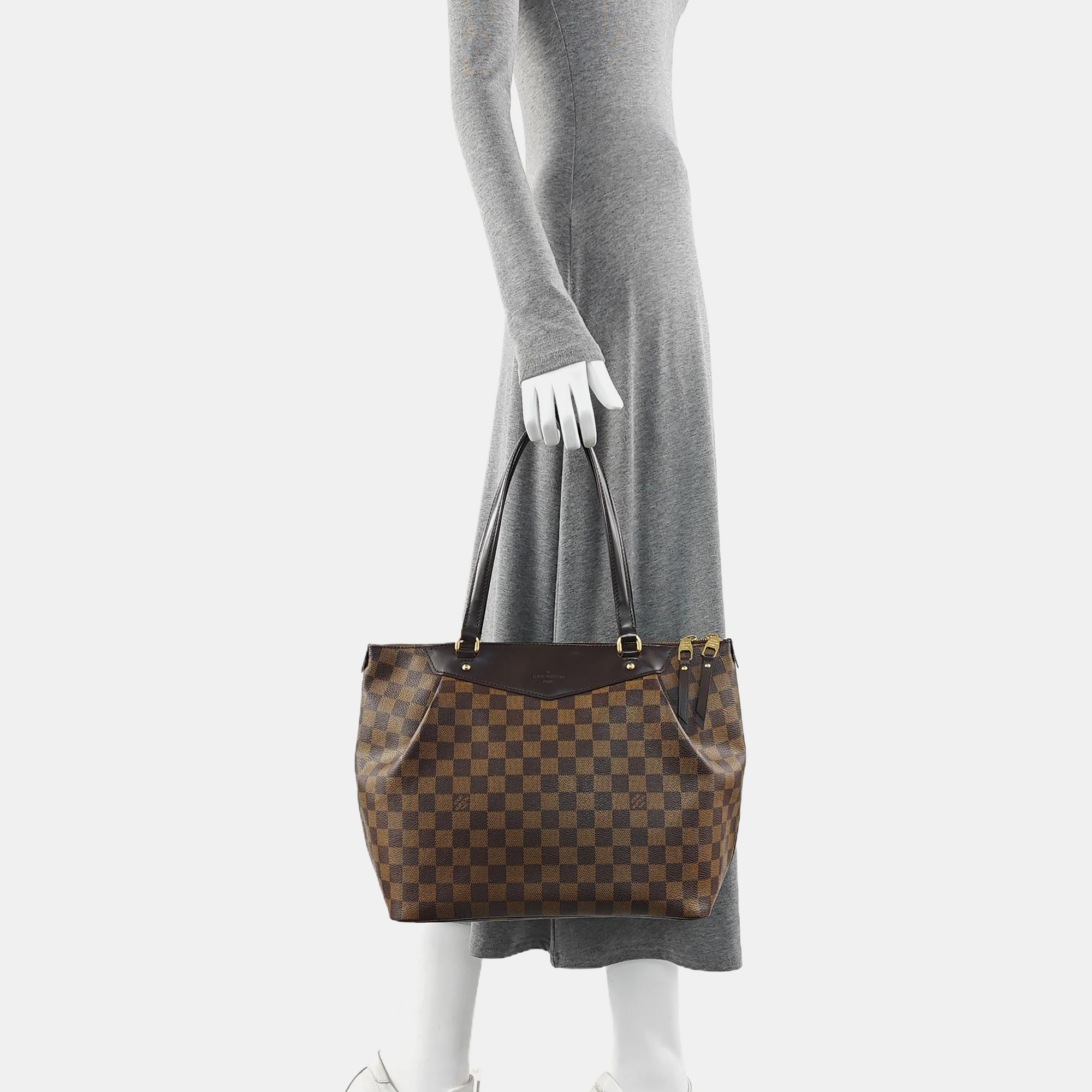 WESTMINSTER GM Damier Ebene Coated Canvas Brown