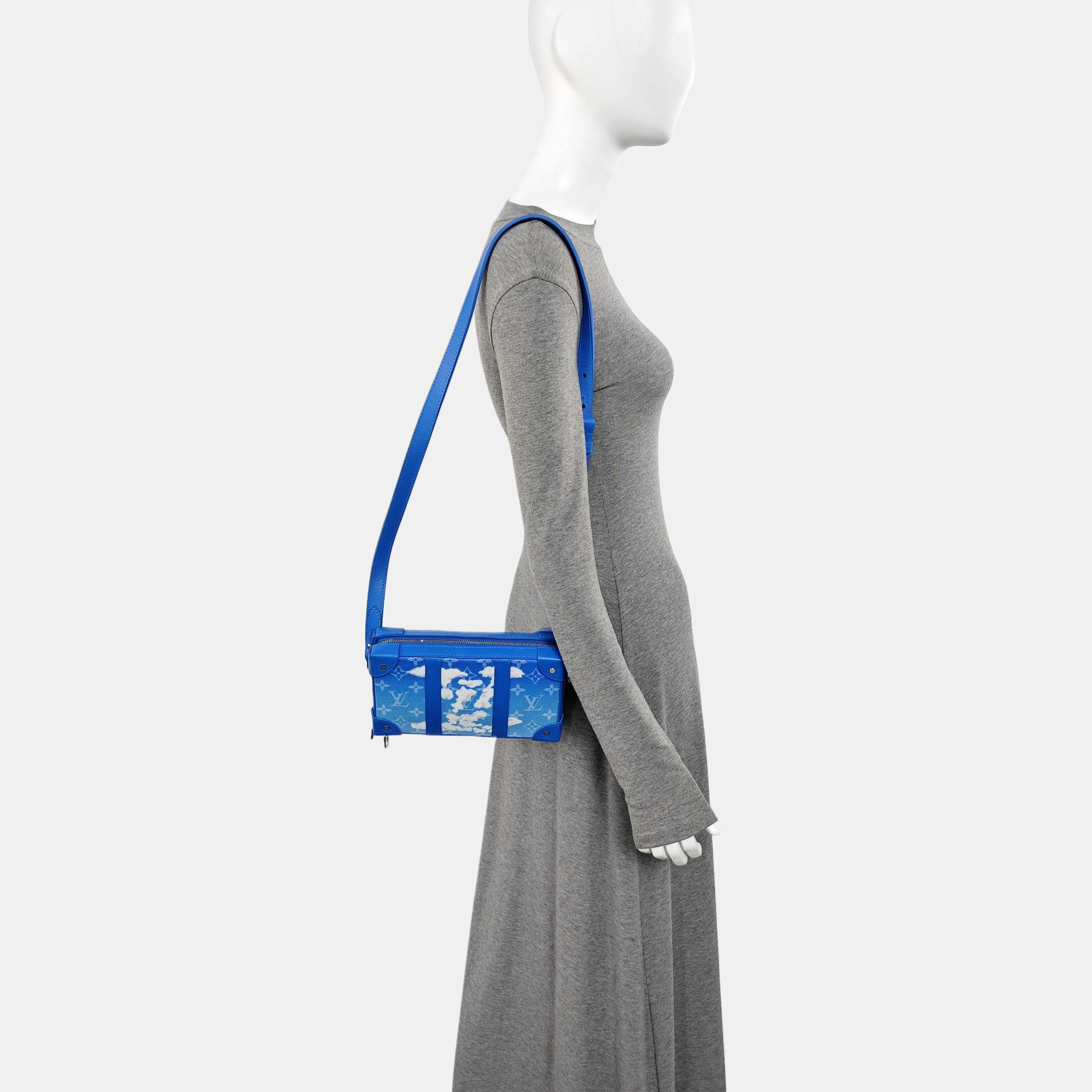 WALLET TRUNK Monogram Coated Canvas Blue