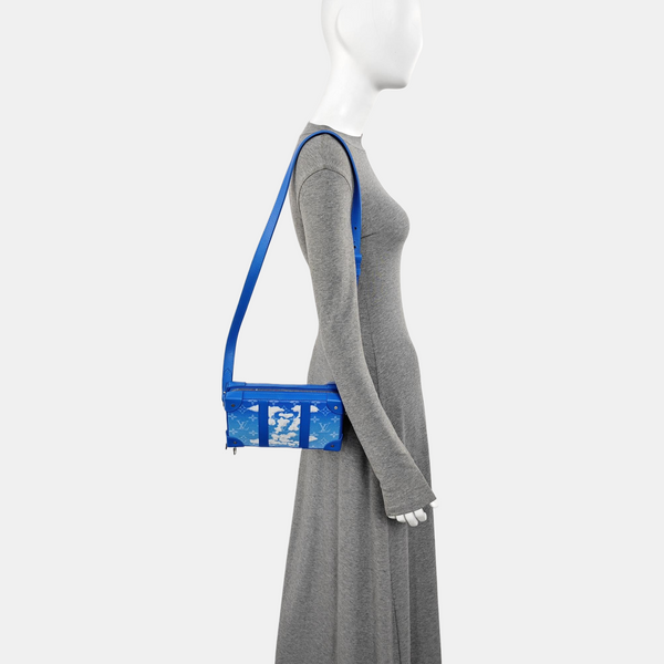 WALLET TRUNK Monogram Coated Canvas Blue