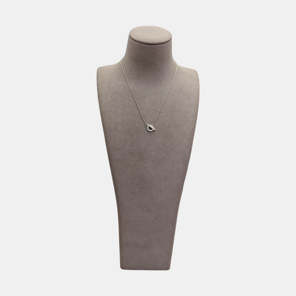 Finesse 18k White Gold Silver Necklace