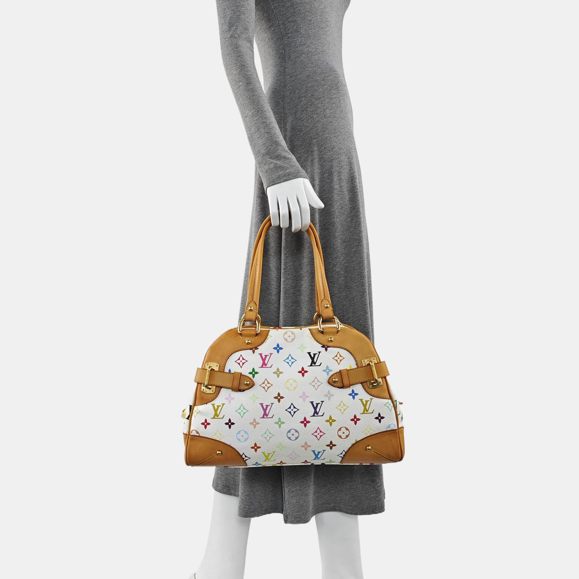 LV × TM CLAUDIA Monogram Coated Canvas White