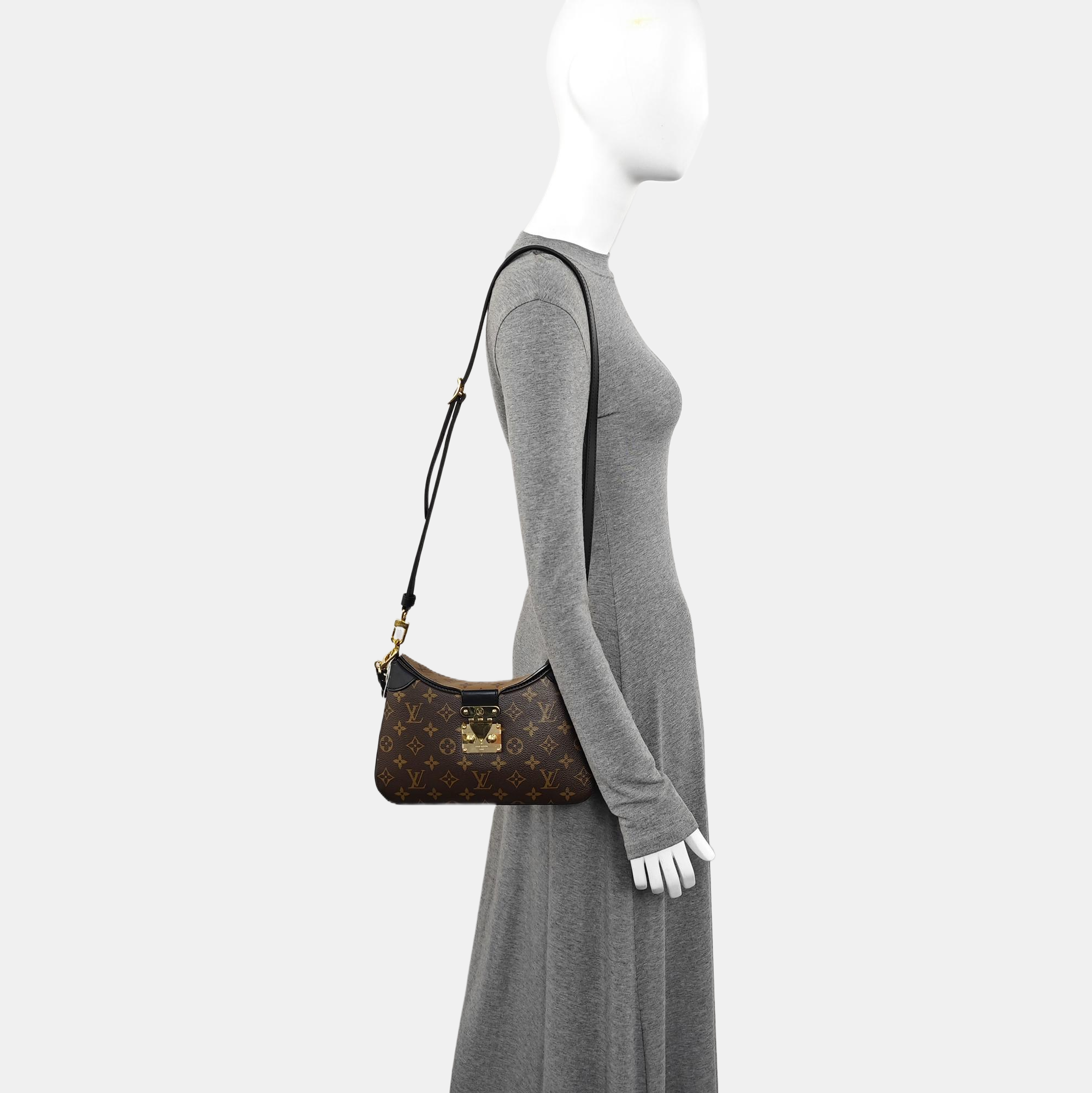 TWINNY Monogram Coated Canvas Brown