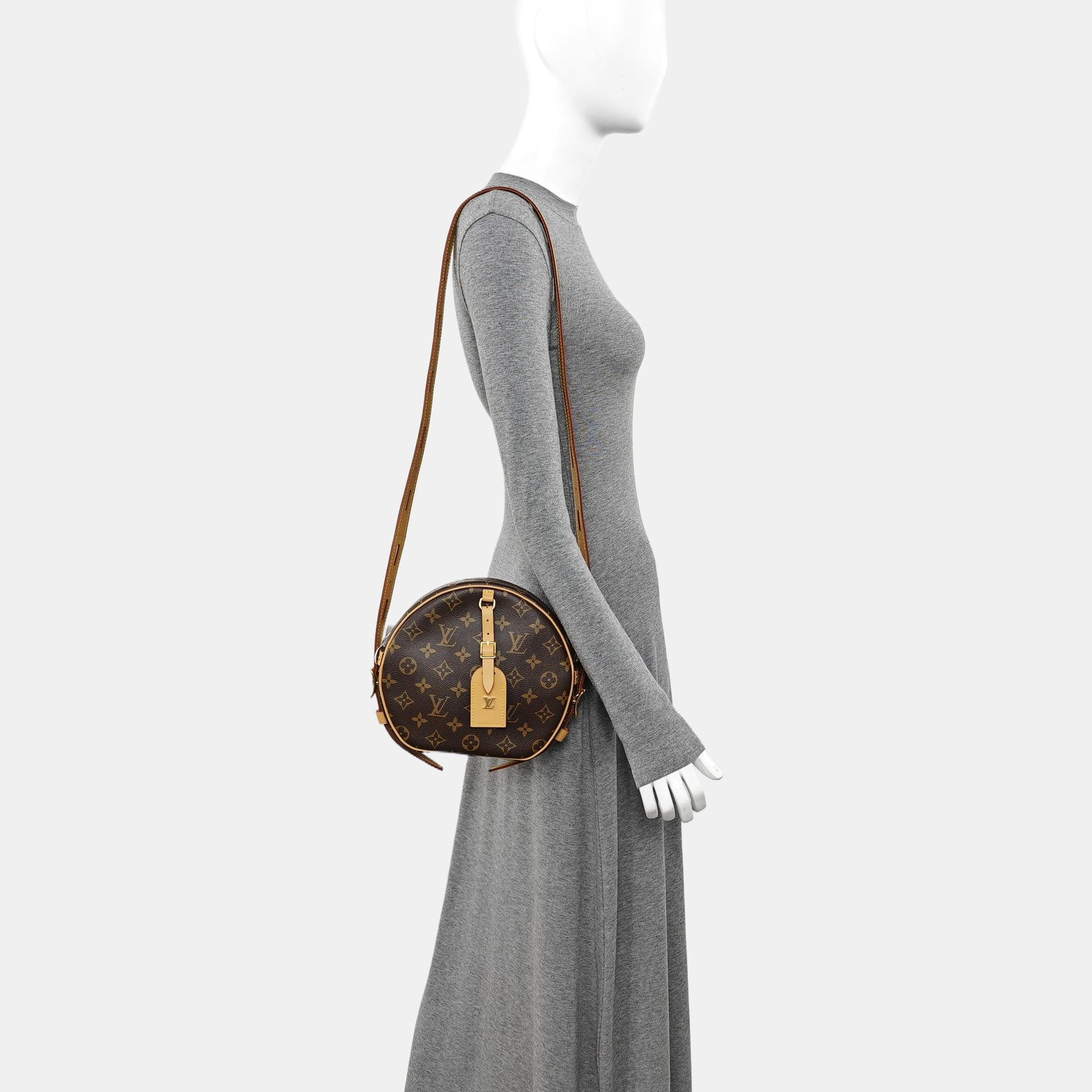 BOITE CHAPEAU MM Monogram Coated Canvas Brown
